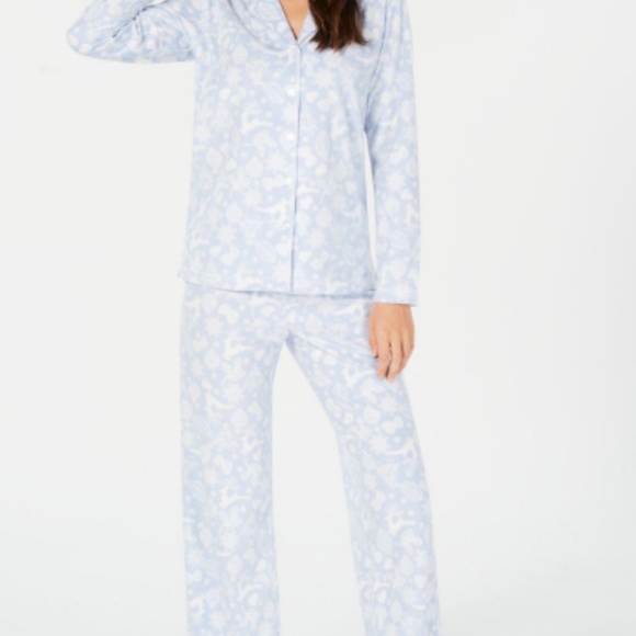 SOLD OUT Pajama set  blue deer holiday Christmas - Picture 5 of 7